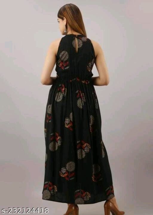 Maxi Gold Print Gown OrderMeFirst