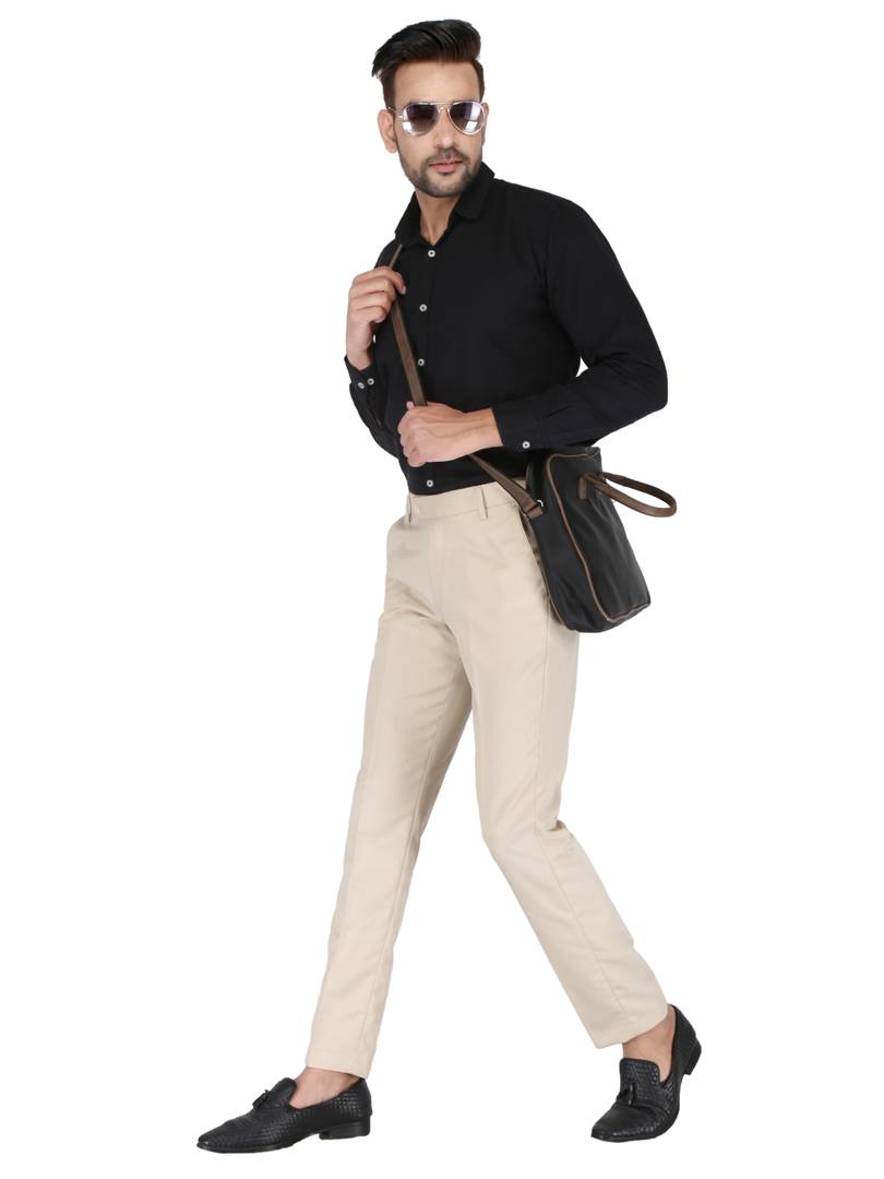 Men Slim Fit Formal Trouser OrderMeFirst