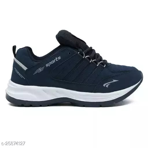 Navy Sports Running Walking Shoes for Men OrderMeFirst