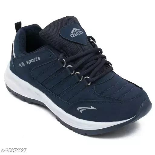 Navy Sports Running Walking Shoes for Men OrderMeFirst