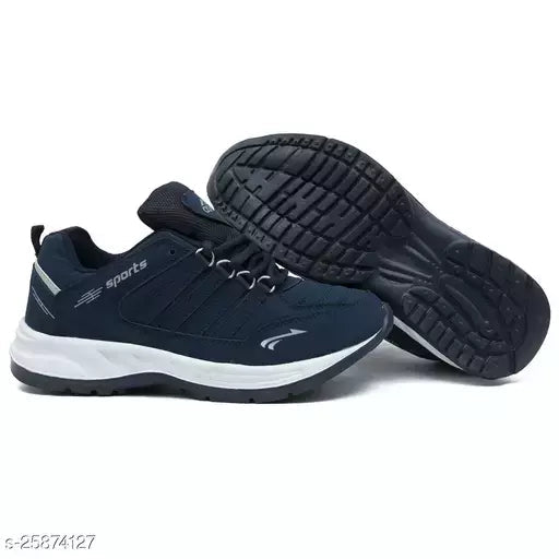 Navy Sports Running Walking Shoes for Men OrderMeFirst