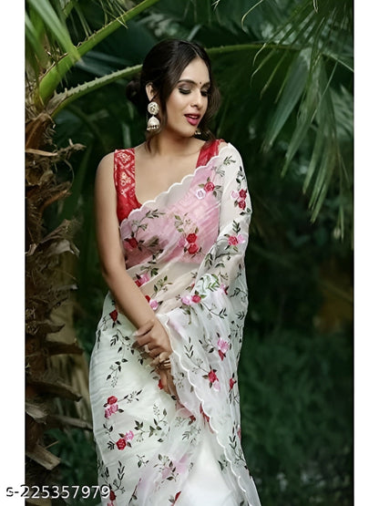 Orgenza Party Wear Saree OrderMeFirst