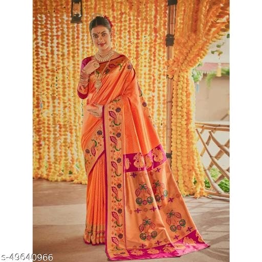 Paithani silk Traditional saree OrderMeFirst