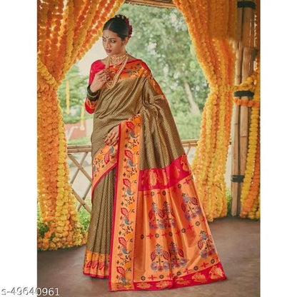 Paithani silk Traditional saree OrderMeFirst