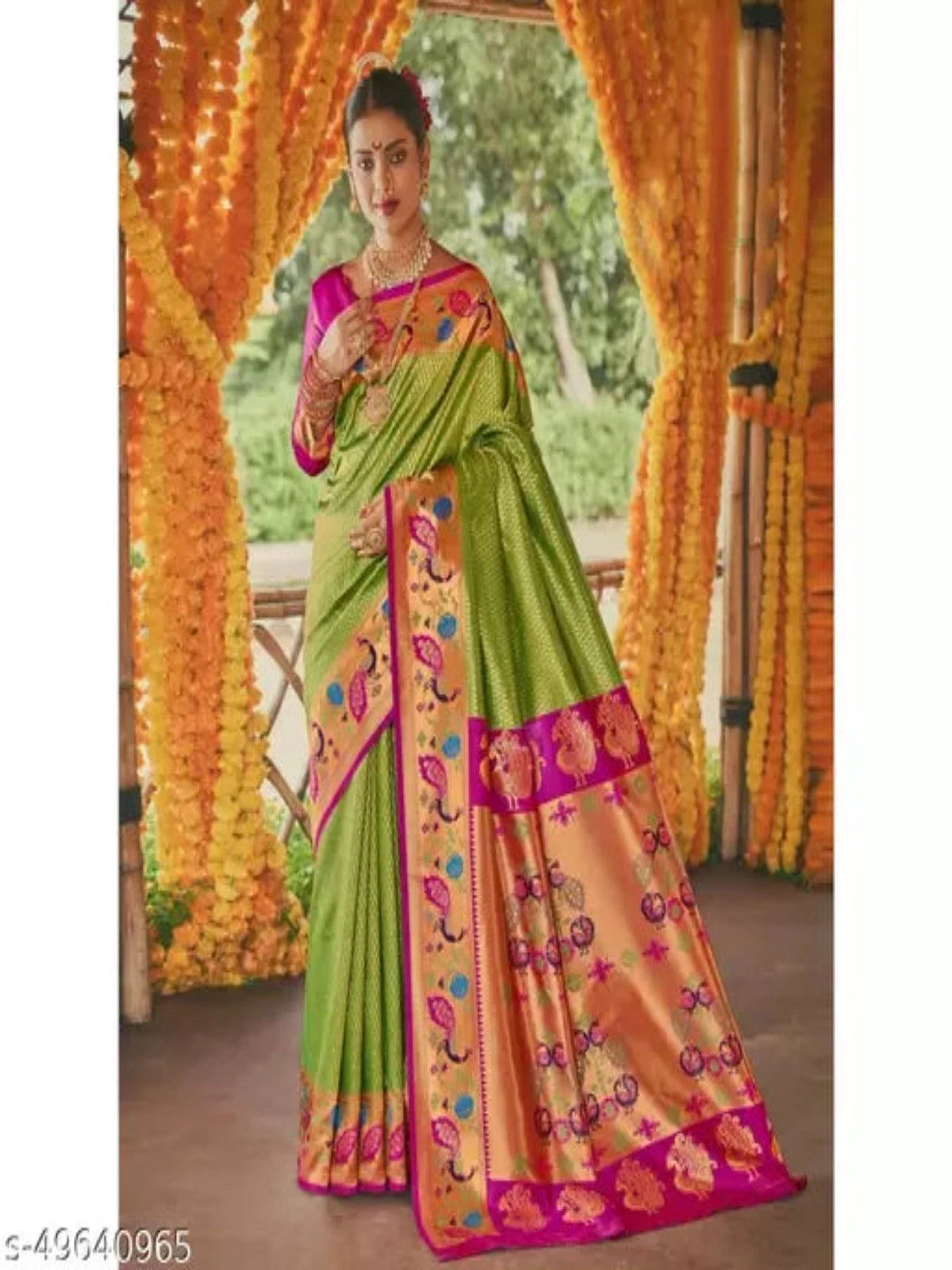 Paithani silk Traditional saree OrderMeFirst