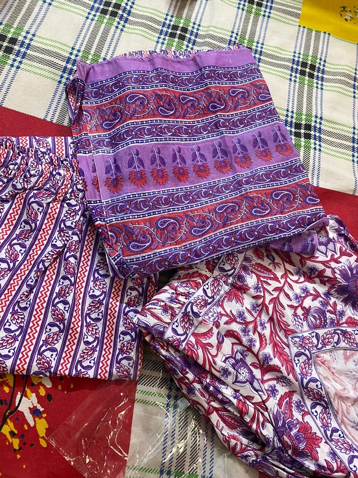 Printed Naira Cut kurta and pant set with Dupatta OrderMeFirst