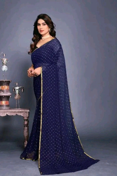Pure Chiffon Saree