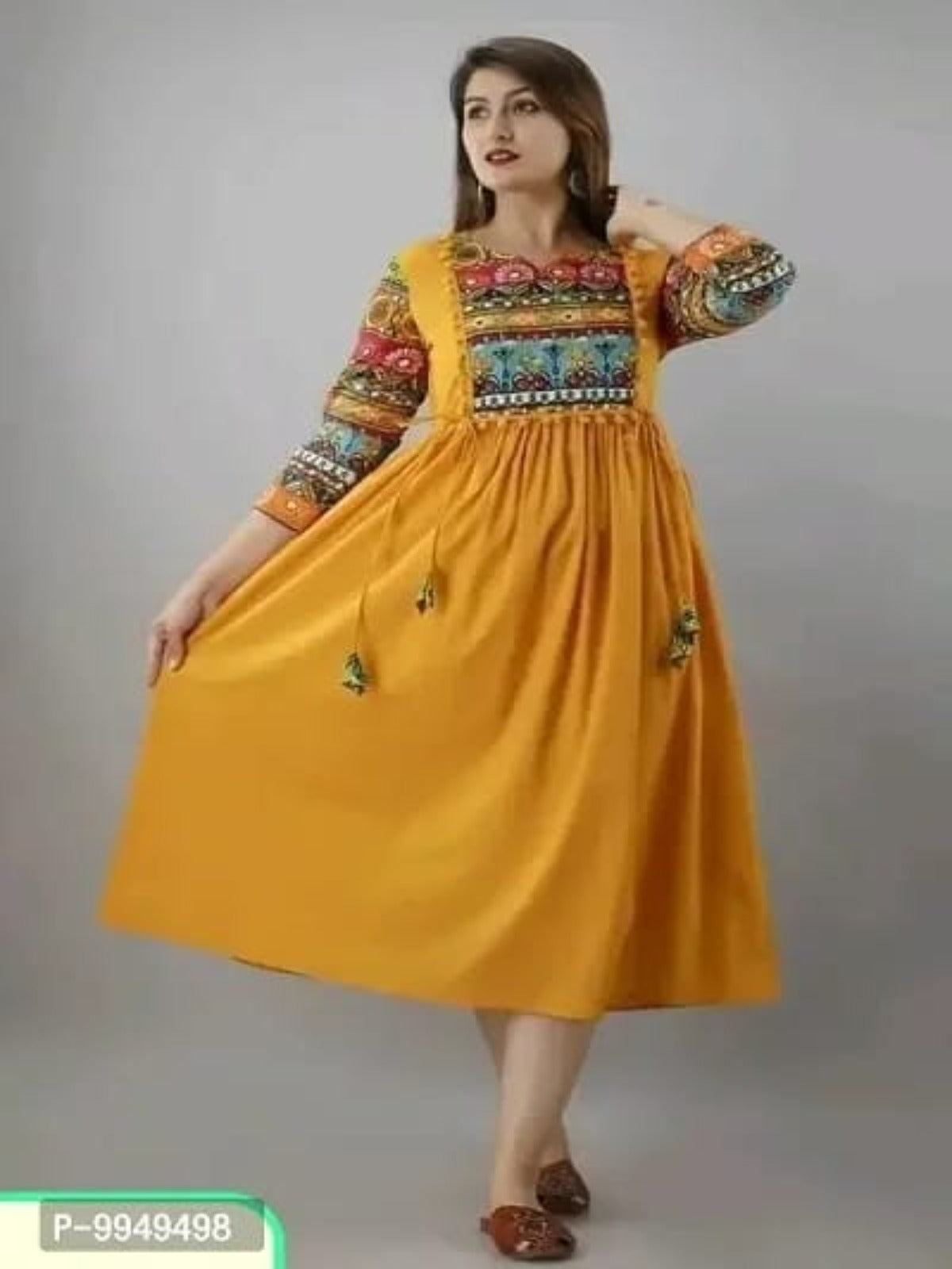 Rayon Digital Printed Anarkali Kurti OrderMeFirst