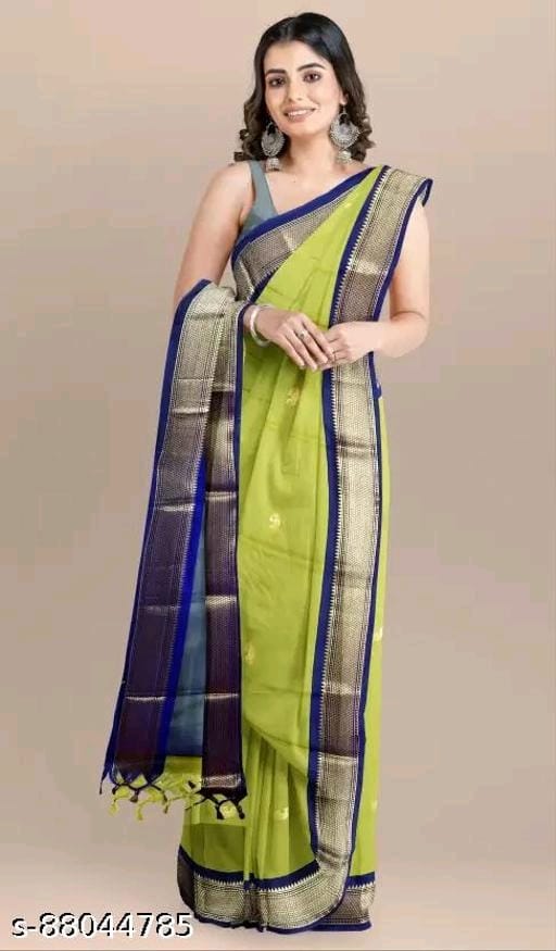 Traditional Paithani Silk Sarees With Contrast Blouse Piece OrderMeFirst