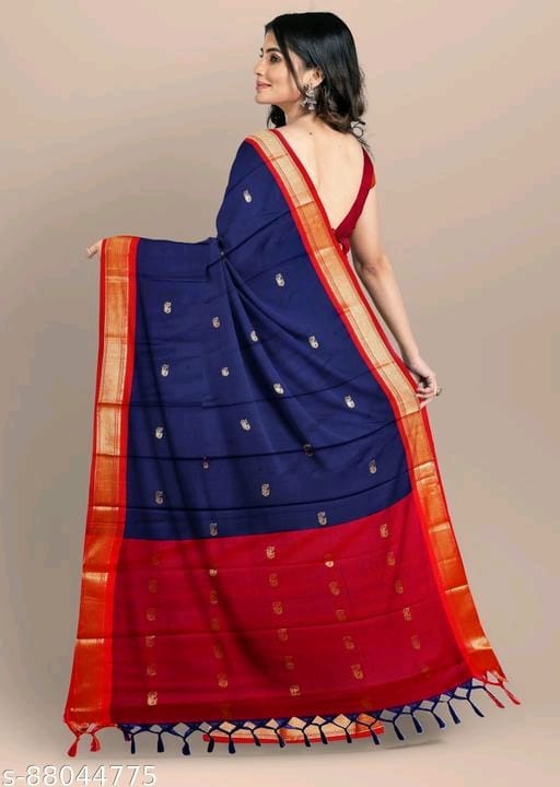 Traditional Paithani Silk Sarees With Contrast Blouse Piece OrderMeFirst