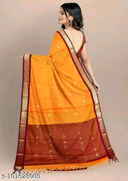 Traditional Paithani Silk Sarees With Contrast Blouse Piece OrderMeFirst