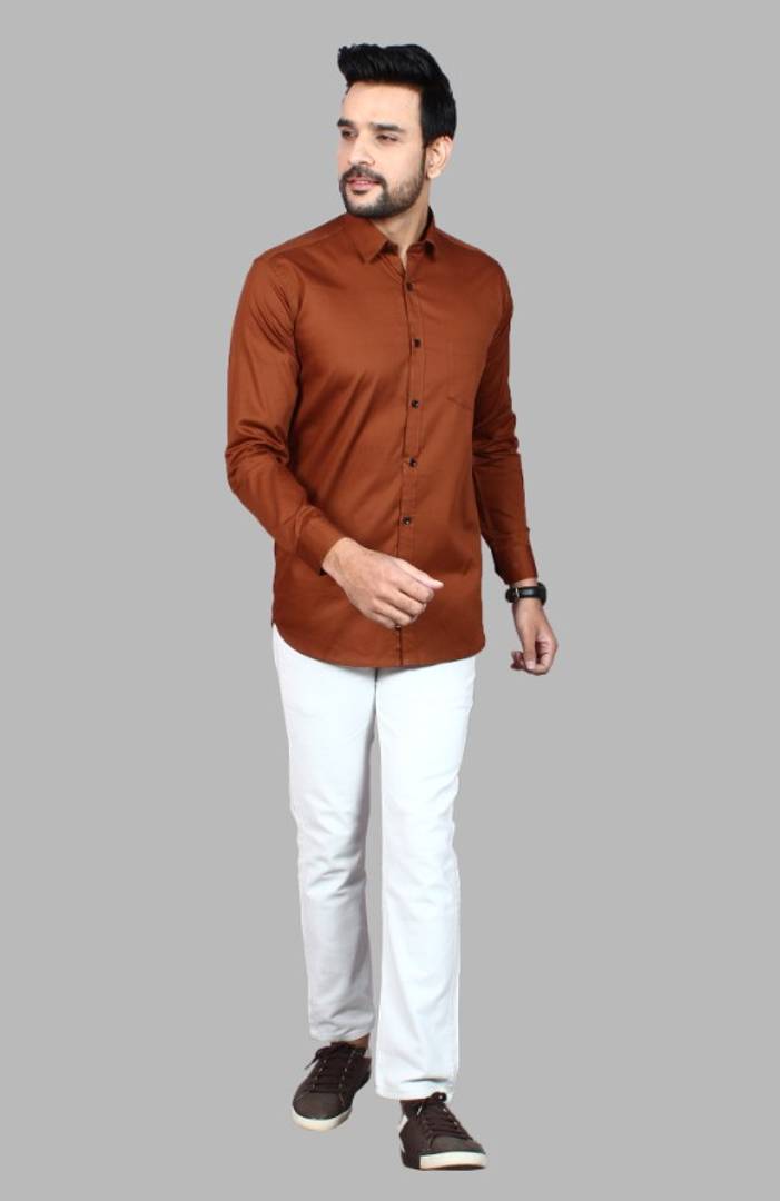 Trendy Cotton Blend Full Sleeve Shirt OrderMeFirst