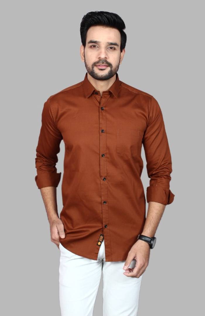 Trendy Cotton Blend Full Sleeve Shirt OrderMeFirst