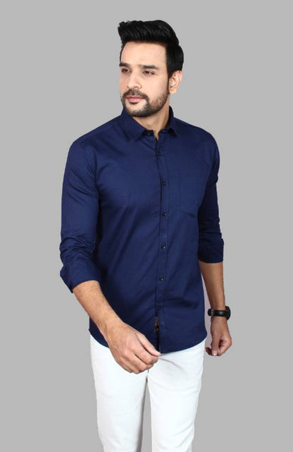 Trendy Cotton Blend Full Sleeve Shirt OrderMeFirst