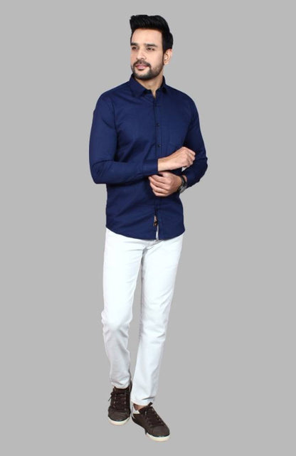 Trendy Cotton Blend Full Sleeve Shirt OrderMeFirst