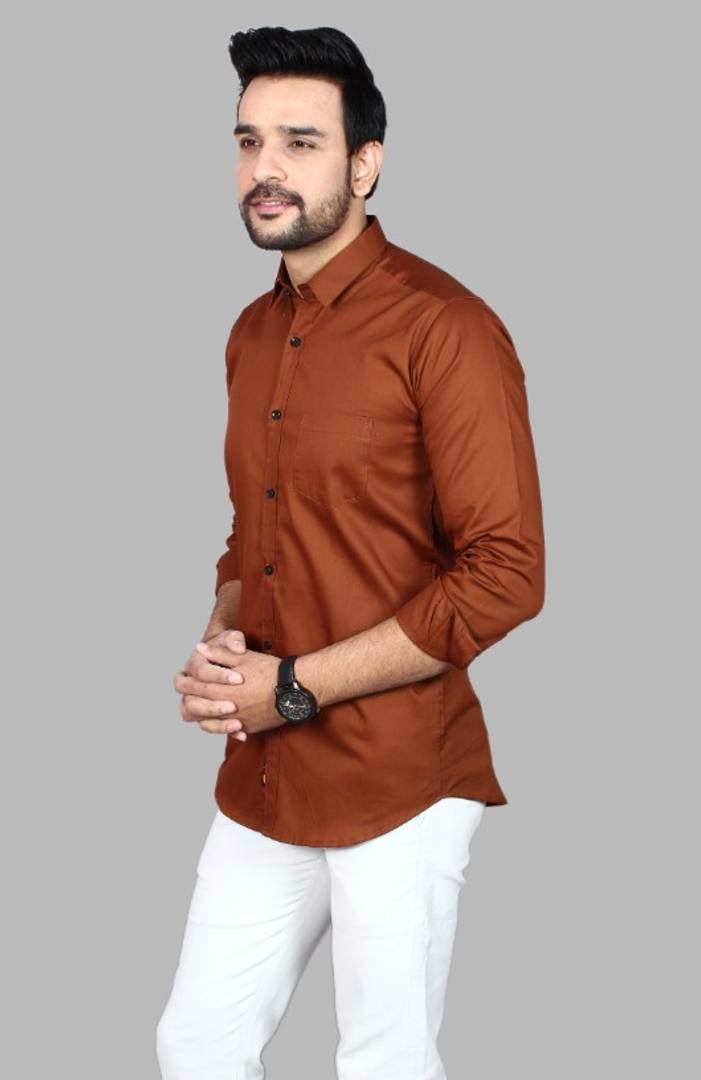 Trendy Cotton Blend Full Sleeve Shirt OrderMeFirst