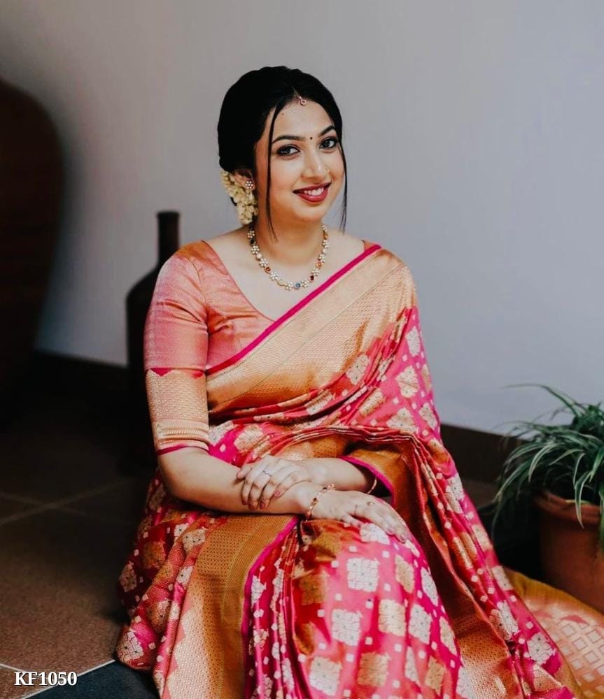 Wedding Party Wear Banarasi Silk Saree - OrderMeFirst