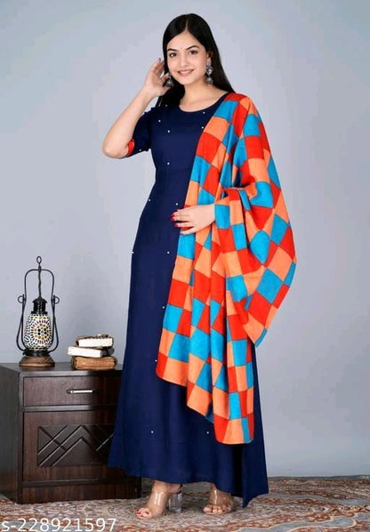 Viscose Rayon Gown OrderMeFirst