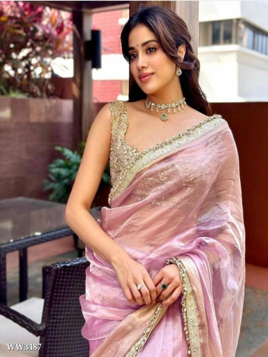 Bollywood Jahnvi Kapoor Saree