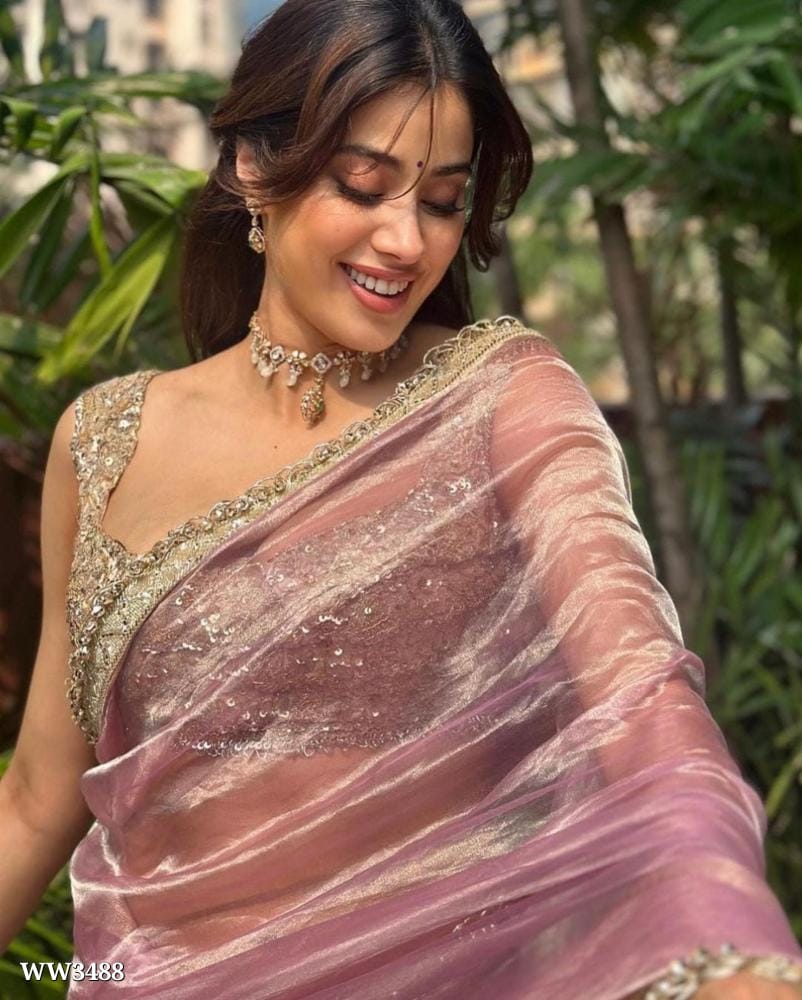 Bollywood Jahnvi Kapoor Saree