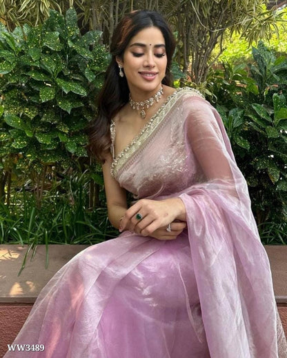 Bollywood Jahnvi Kapoor Saree