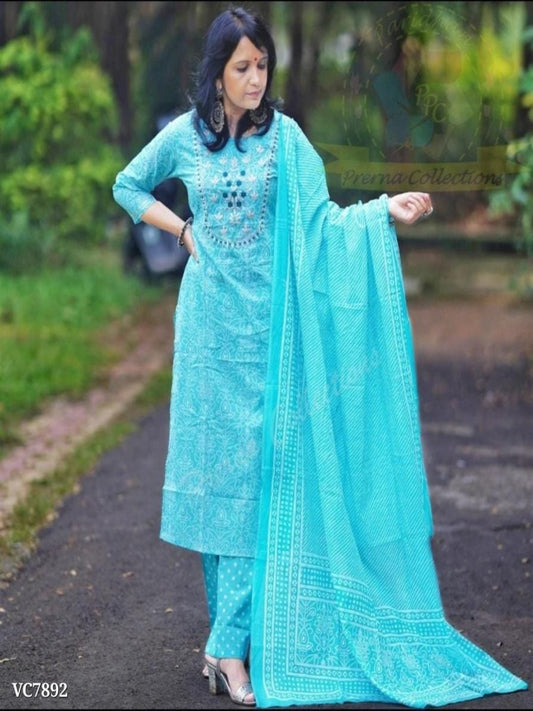 Bandhani Cotton Kurti