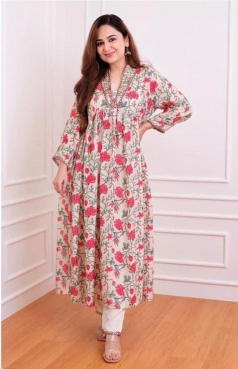 Alia Style Nayra Kurti Pant Set