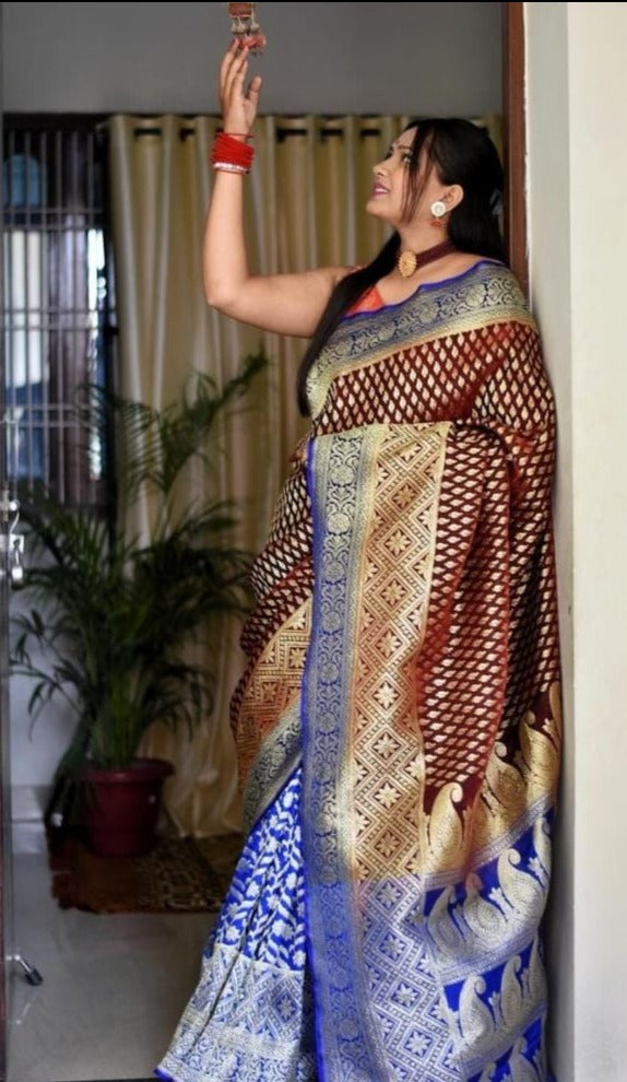 Traditional Banarasi Soft Silk Sarees