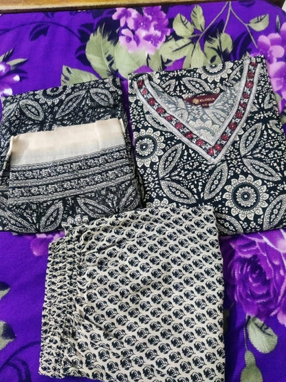 Women Printed Kurta and Pant Set With Dupatta OrderMeFirst