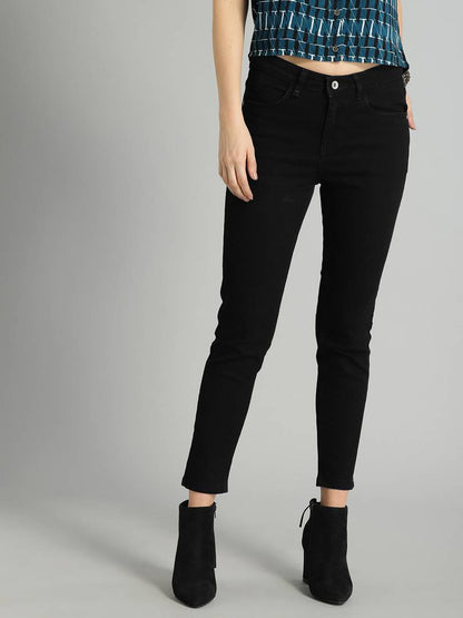 Women's Black Denim Jeans OrderMeFirst