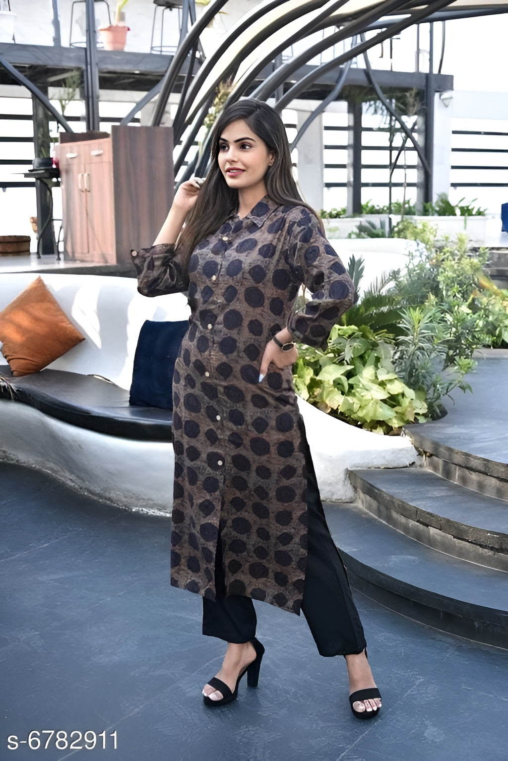 Women's Printed Rayon Kurti OrderMeFirst