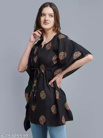 Womens Rayon Printed kaftan OrderMeFirst