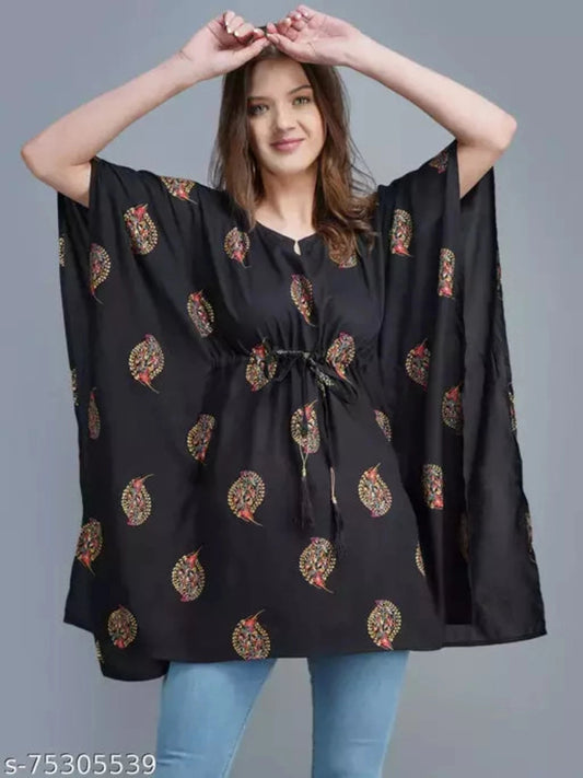 Womens Rayon Printed kaftan OrderMeFirst