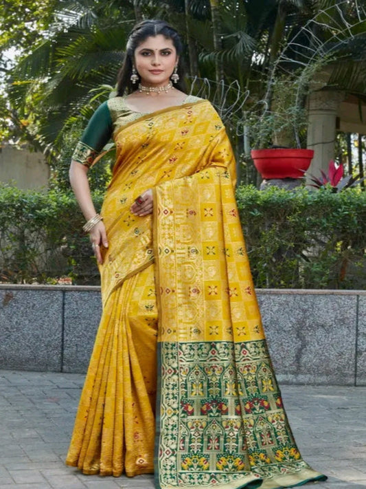 Cotton Silk Jacquard Saree