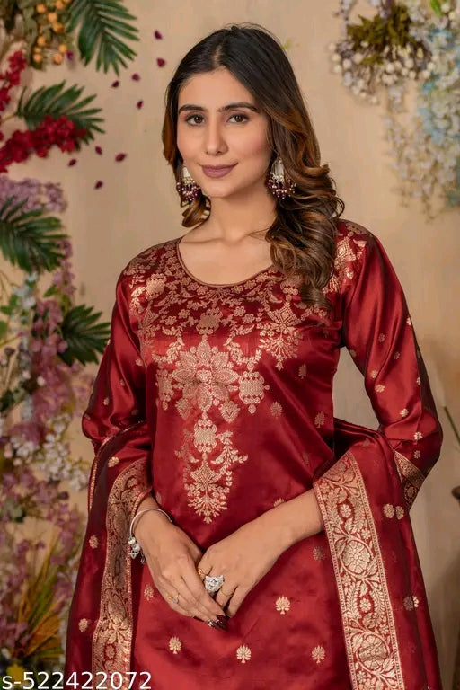 Art Silk Dupatta sets