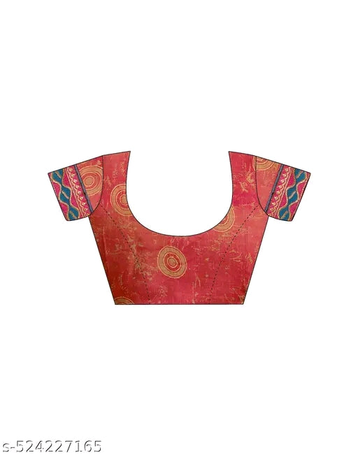 Pink Saree with Chiffon Blouse - OrderMeFirst