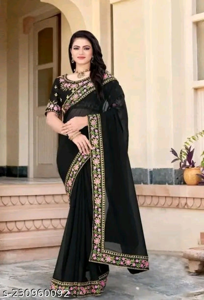 Party Wear Silk Saree
