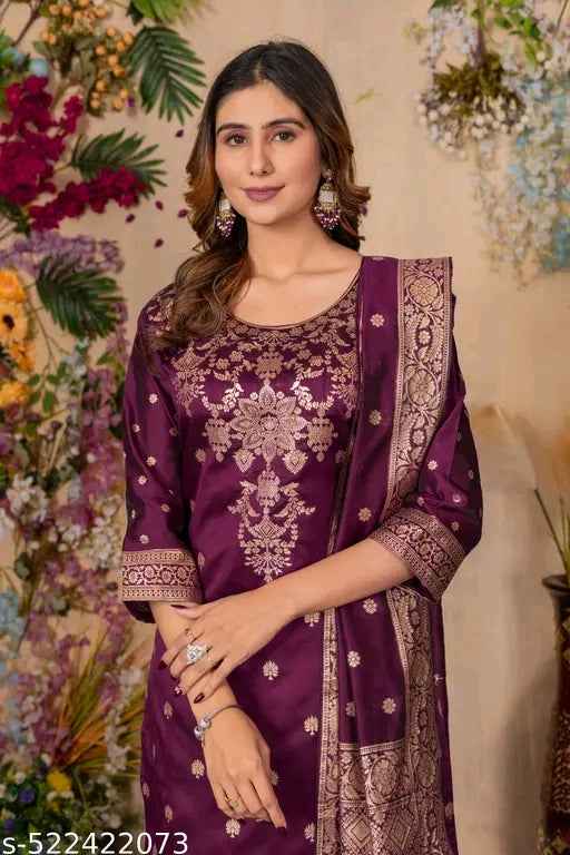 Art Silk Dupatta sets