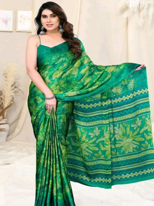 Chiffon Floral Printed Saree