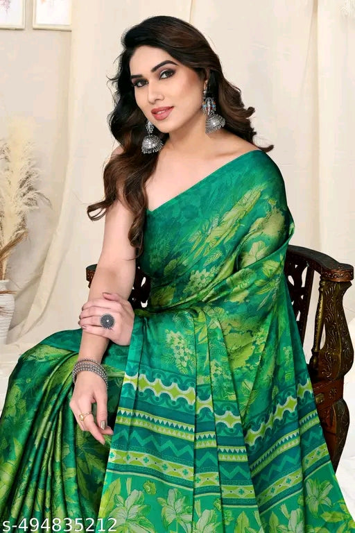 Chiffon Floral Printed Saree