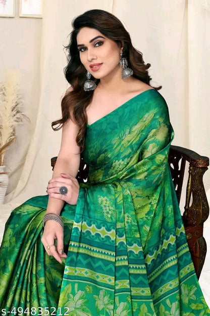 Chiffon Floral Printed Saree