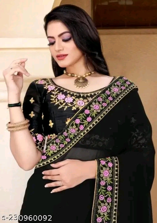 Party Wear Silk Saree