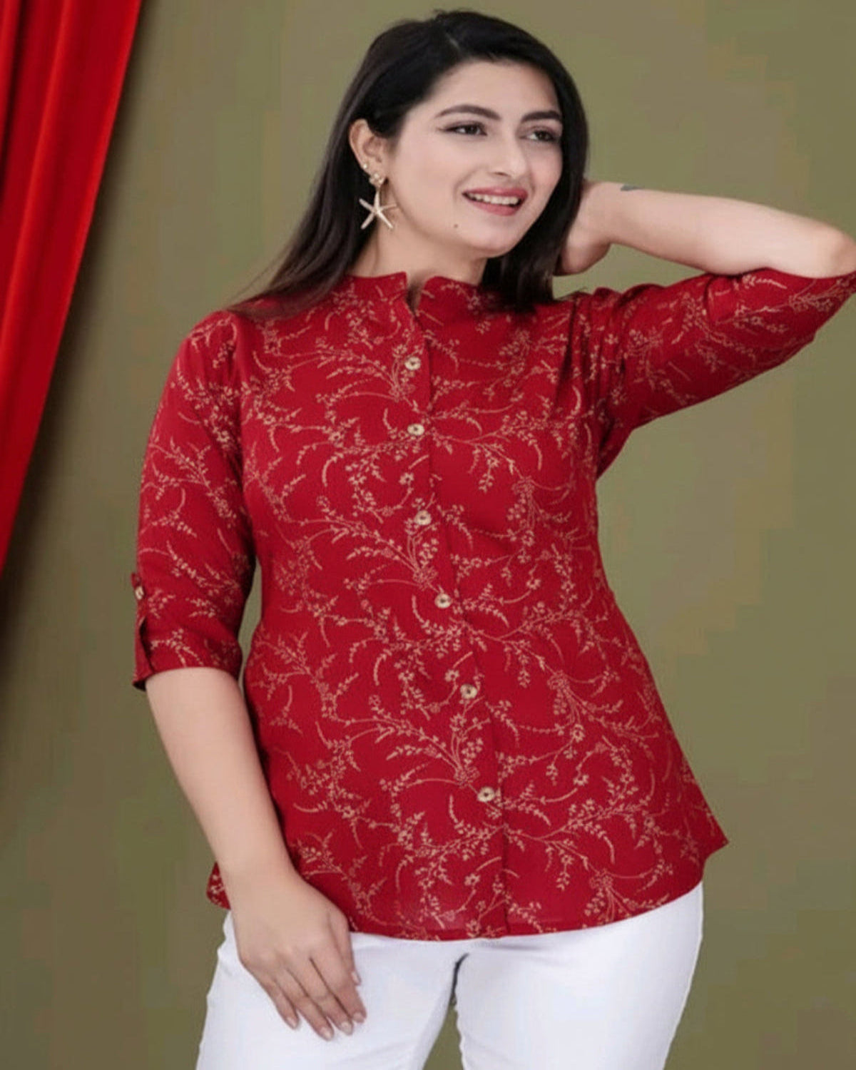 Gurmeet Fashion Women Printed Top