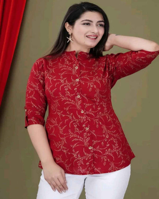 Gurmeet Fashion Women Printed Top