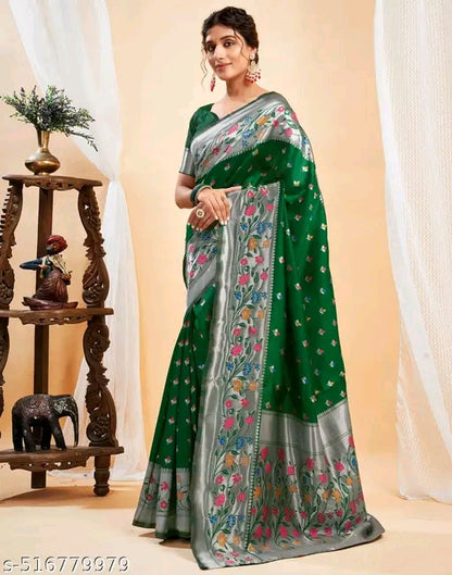 Blissful Paithani Silk Saree