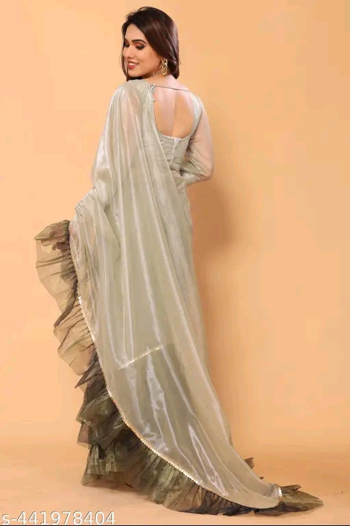 Ruffle Jimmy Choo Saree