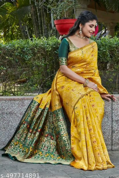 Cotton Silk Jacquard Saree