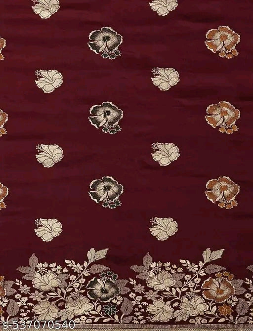 Jacquard Banarasi Silk Saree