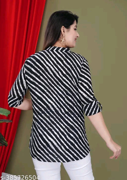 Printed Sleeves Top