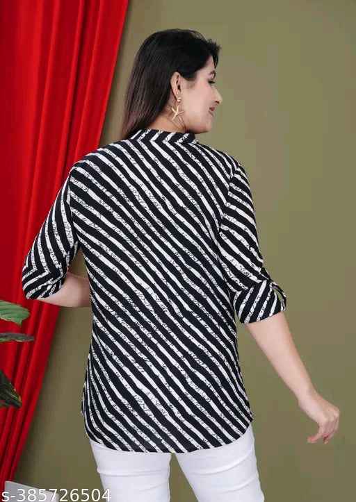 Printed Sleeves Top